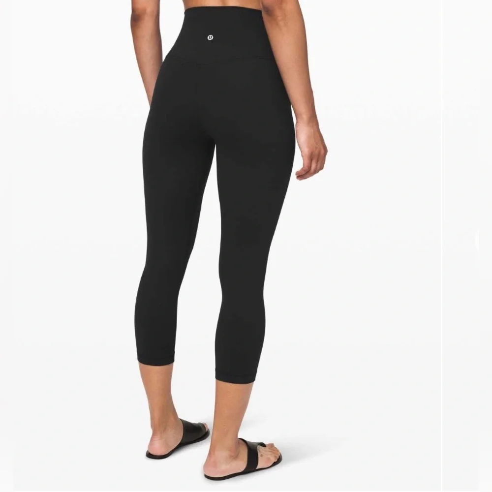 Lululemon Align Crop *21" Black - Picture 2 of 5